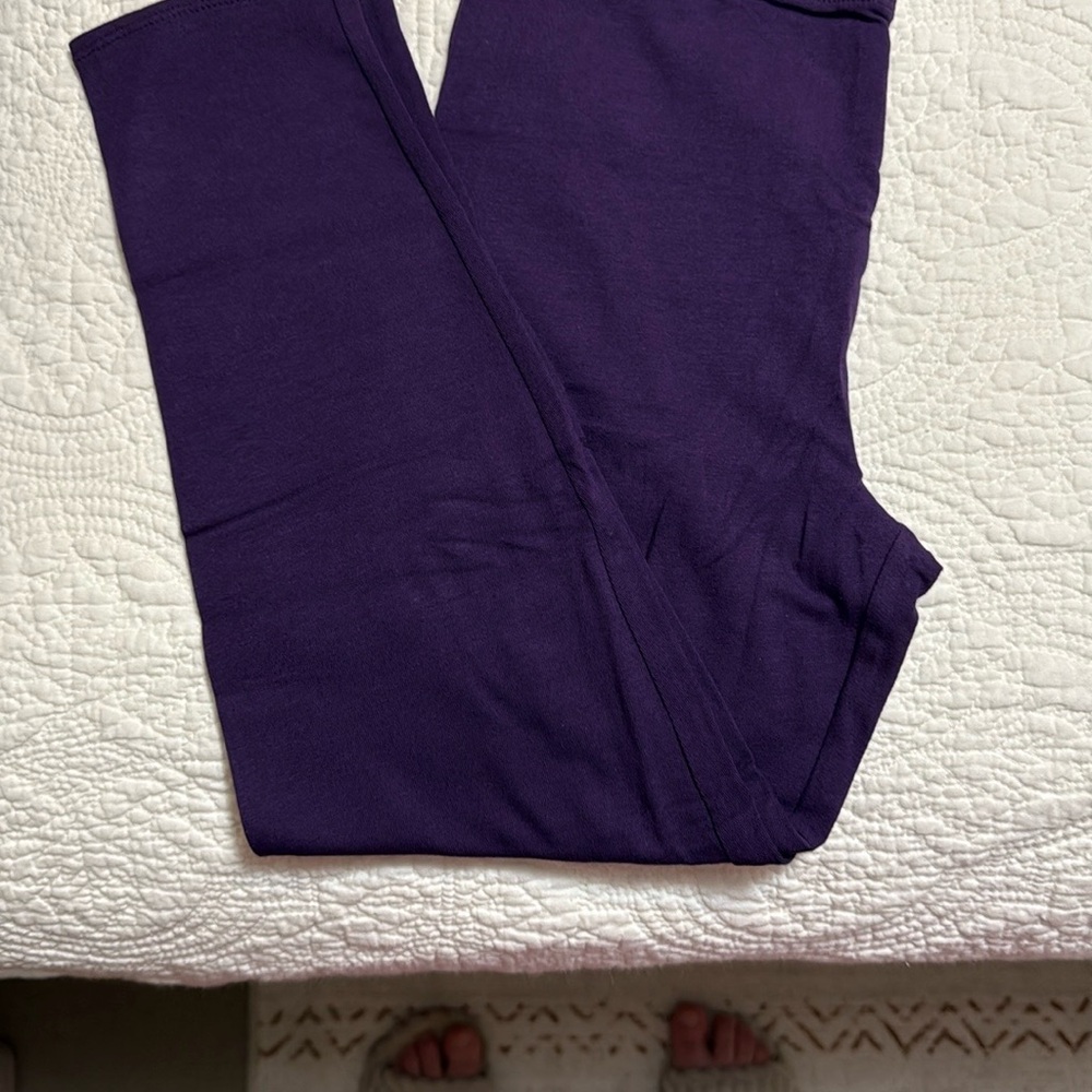 Zenana Women’s Purple Leggings Size L